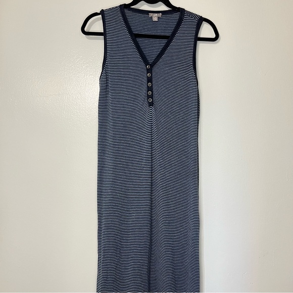J. Jill Dresses & Skirts - J Jill Striped Sleeveless Striped Midi Tank Dress Sz Small